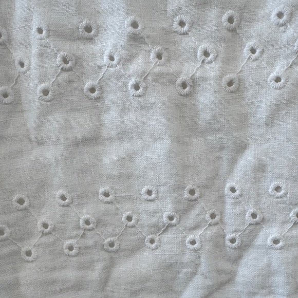 Everlane White Eyelet Linen Maxi Skirt - Picture 7 of 11